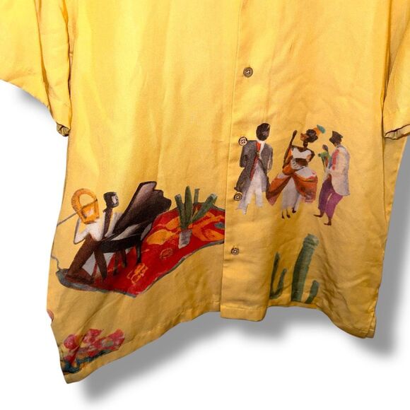 Kota The Friend x DSNY Protea Bowling Top in Yellow Men’s Sz M - Picture 5 of 7